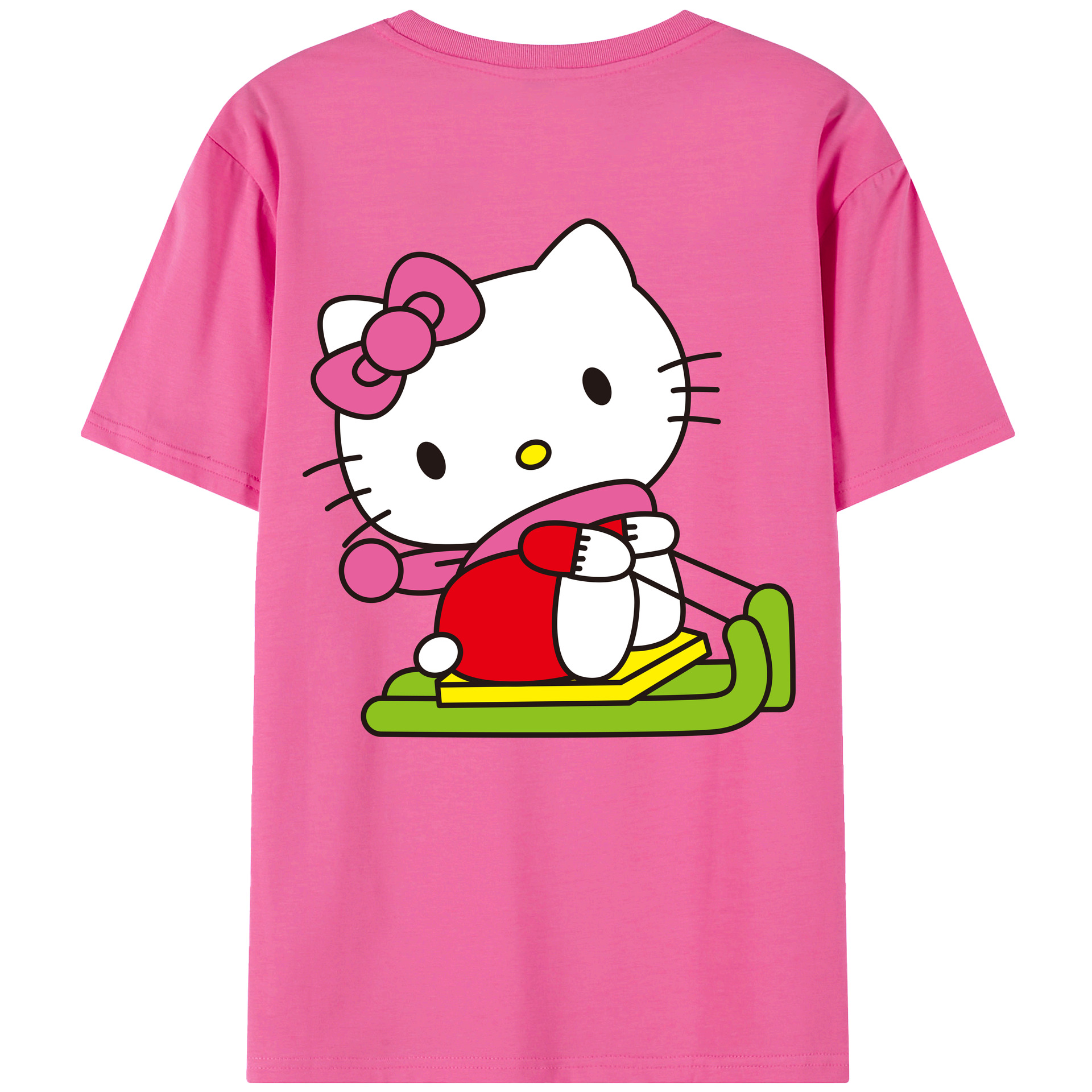 （画像用） Hello Kitty ハローキティ レディース半袖Tシャツ(バックプリント)